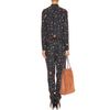 Stella Mccartney Printed Silk Blouse in Blue (navy) - Lyst