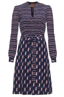 Tory Burch Judi Printed Silk Dress - Lyst