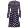 Tory Burch Judi Printed Silk Dress in Blue - Lyst