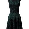 Alexander Mcqueen Wool Blend Knit Dress in Green - Lyst