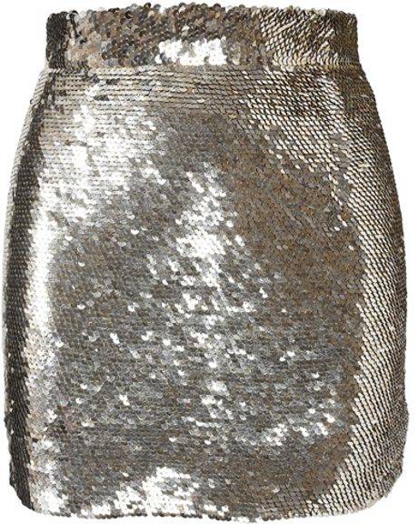 Ashish Handsequined Miniskirt in Silver - Lyst