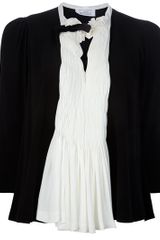 David Szeto No 5 Tuxedo Blouse