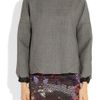 Derek Lam Double faced Wool Top in Gray - Lyst
