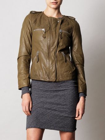 Etoile Isabel Marant Kady Leather Jacket - Lyst