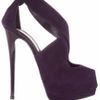 Giuseppe Zanotti Sharon Suede Platform Sandals in Purple (prune) - Lyst