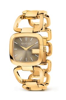 Gucci G 18k Yellow Gold Pvd Bracelet Watch 32mm - Lyst
