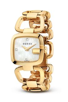Gucci G 18k Yellow Gold Pvd Mother Of Pearl Watch 24mm - Lyst