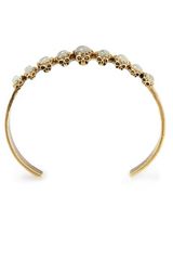 House Of Harlow Stone Top Multi Skull Cuff
