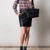 Isabel Marant Acca Leather Skirt in Black - Lyst