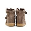 Isabel Marant Bobby Wedge Suede Sneakers in Brown (taupe) - Lyst