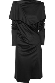 Maison Martin Margiela Asymmetric Wool Blend Dress - Lyst