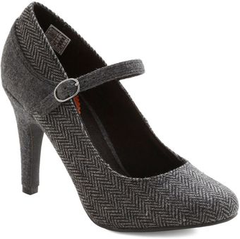 ModCloth Office To A Good Start Heel - Lyst