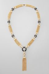 Rachel Zoe Chain Tassel Necklace