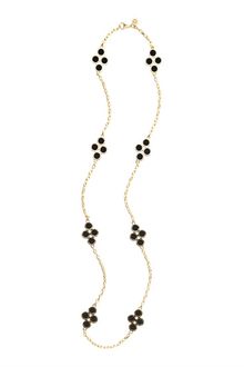 Tory Burch Cole Enamel Clover Rosary Necklace - Lyst