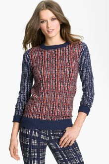 Tory Burch Hutton Crewneck Sweater - Lyst