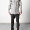 Alexander Mcqueen Leather Holster Detailed Shirt in Gray for Men (grey) - Lyst