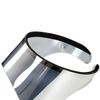 Alexander Mcqueen Silver Mirror Visor in Silver - Lyst