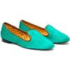 Avec Moderation Mare Calf Hair Dress Slippers in Green - Lyst