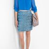 By Malene Birger Ocean Blue Soave Sequin Skirt in Blue (ocean) - Lyst