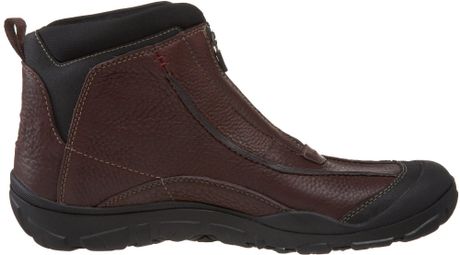 clarks zip front boots
