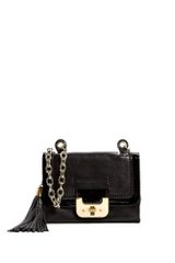 Diane Von Furstenberg Mini Harper Leather Shoulder Bag