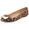 Diane Von Furstenberg Madison Haircalf Flats in Beige (tan) - Lyst