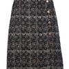 Dolce & Gabbana Tweed Skirt in Brown - Lyst