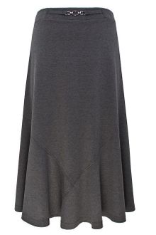 Eastex Dark Grey Ponte Skirt - Lyst