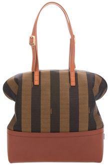 Fendi Striped Shoulder Bag - Lyst