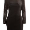 Hussein Chalayan Silk Top Graphic Dress Black in Black - Lyst