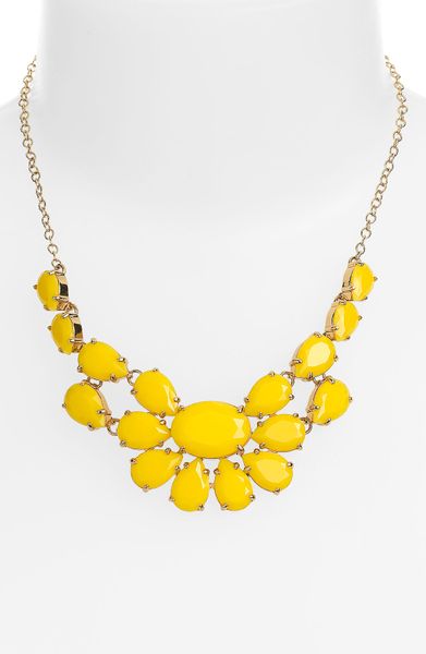 Kate Spade Plaza Athénée Necklace in Yellow (yellow/ gold) - Lyst