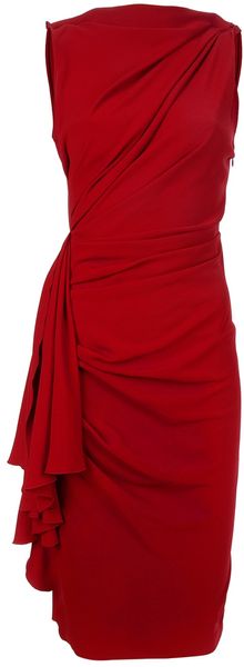Lanvin Sleeveless Dress - Lyst