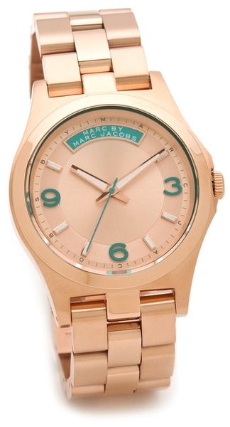 Marc By Marc Jacobs Baby Dave Watch in Pink (rose) - Lyst