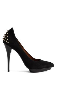 McQ by Alexander McQueen Studded Suede Court Shoes - Lyst