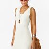 Nasty Gal Real Love Dress in White (cream) - Lyst