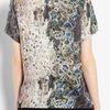 Theyskens' Theory Ispah Printed Tshirt in Gray - Lyst