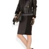 Valentino Rockstud Leather and Calf Hair Gloves in Black - Lyst