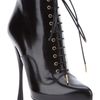 Alexander Mcqueen Laceup Platform Boot in Black - Lyst