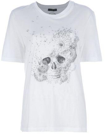Alexander McQueen Printed Tshirt - Lyst