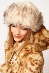 Asos Faux Fur and Knit Cossack Hat
