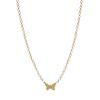 Dogeared Whispers Butterfly Necklace in Gold - Lyst