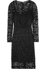Dolce & Gabbana Wool Blend Lace Dress