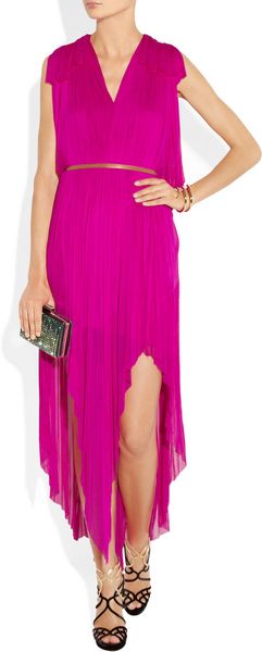 Lanvin Crystal Embellished Satin Covered Metal Frame Clutch - Lyst