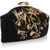 Marni Jewel and Horn Embellished Clutch in Black - Lyst
