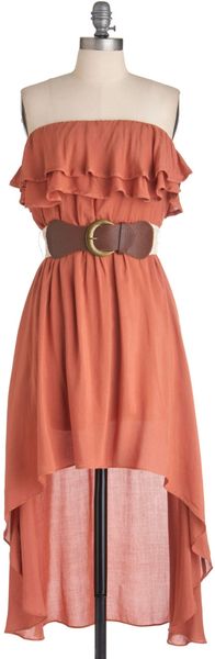 ModCloth Ive Terra Cotta Feeling Dress - Lyst