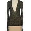 Stella Mccartney Long Sleeve Tshirt in Green - Lyst