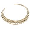 Valentino Golden Brass Metal Choker with Stud Embellishment in Gold (black) - Lyst