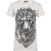 Balmain Lion Crest Sketch Tshirt in White for Men (cream) - Lyst