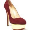 Charlotte Olympia Dolly Pump in Red (gold) - Lyst