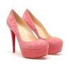 Christian Louboutin Bianca Suede Platform Pumps in Pink - Lyst